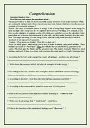English Worksheet: Comprehensive test 