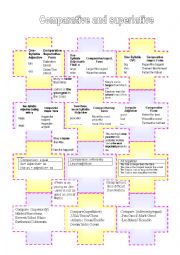 English Worksheet: Comparative and superlative