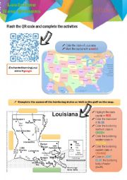 English Worksheet: Webquest Louisiana