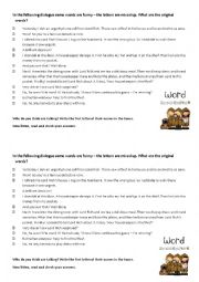 English Worksheet: Friends 2 - The Londoners (Unit 5)