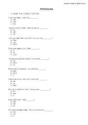 Object Pronouns