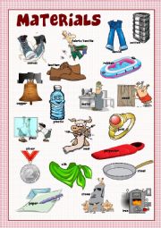 Materials Picture Dictionary