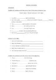 English Worksheet: Grammar revision