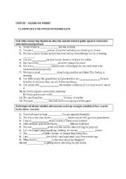 English Worksheet: VOC FOR UPPER INTERMEDIATE