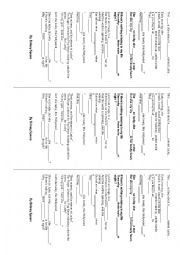 English Worksheet: Song ( Present Simple )