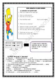 English Worksheet: simple past