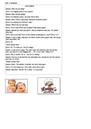 English Worksheet: Present Tenses Worksheet