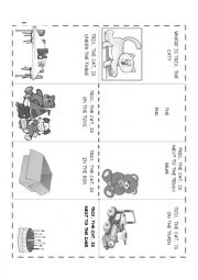 English Worksheet: Toys and Prepositions 