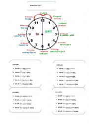 English Worksheet: what time is it ?