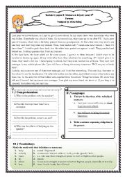 English Worksheet: Bullying