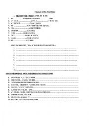 English Worksheet: verb to be -exercises