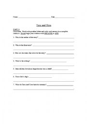 Tara and Tiree Comprehension Questions