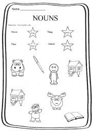 English Worksheet: Noun