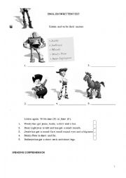 English Worksheet: English test  have got