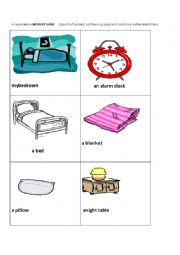 English Worksheet: In my bedroom