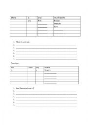 Substitution Grid- There is/There are... Nature