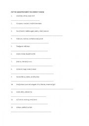 English Worksheet: QUZ