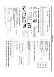 English Worksheet: ICE-BREAKER ACTIVITY