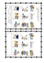 English Worksheet: daily routine