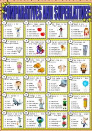 COMPARATIVES AND SUPERLATIVES - MULTIPLE CHOICE