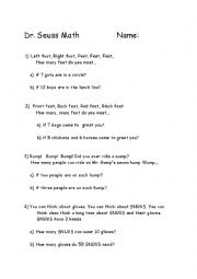 Dr. Seuss Math