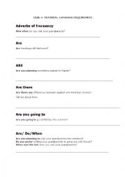 English Worksheet: GESE 4 A2  SPEAKING QUESTIONS AND GAMES 