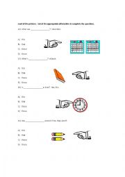 demostrative adjectives