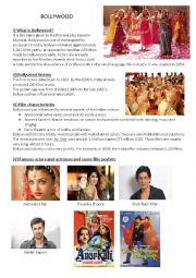 English Worksheet: Bollywood