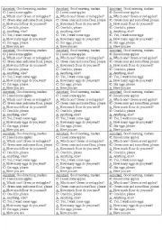 English Worksheet: Dialogue: Assistant/Customer. Lesson: how much, how many, which one?
