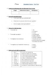 English Worksheet:  9f Grandmas corner: Fire Fire (module4)