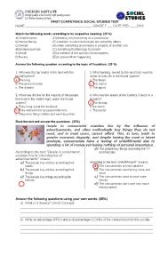 English Worksheet: Economic System in English