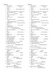 English Worksheet: Comparisons