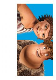 English Worksheet: The Croods - flashcards
