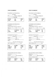 English Worksheet: OVER THE RAINBOW