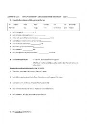 English Worksheet: A NIGHTMARE BEFORE CHRISTMAS
