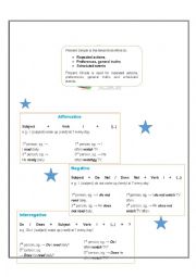 English Worksheet: SIMPLE PRESENT