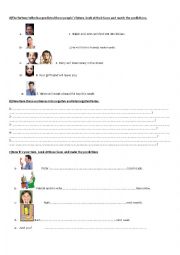 English Worksheet: Simple Future:Will