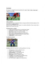 English Worksheet: field hockey