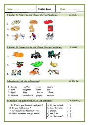 grade 5 test