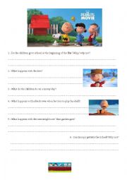 English Worksheet: The peanuts