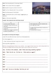 English Worksheet: Making suggestions