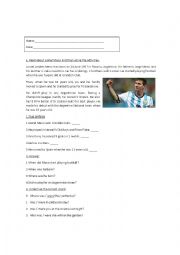 English Worksheet: Practical work - Simple past