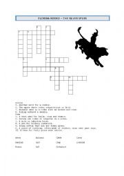 English Worksheet: Florida Rodeo