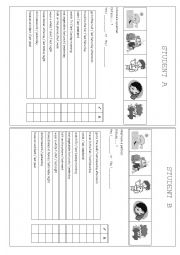 Pair work - Simple Past