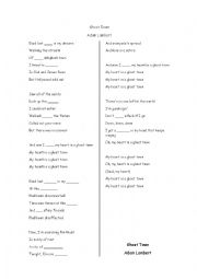 English Worksheet: Ghost town