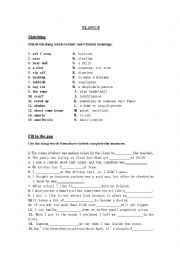 English Worksheet: Slang Words (8/10)