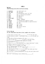 English Worksheet: Slang Words (9/10)