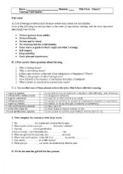 English Worksheet: Exercises about the song  She s leaving home