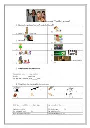 English Worksheet: Daddys lessons by Beyonce