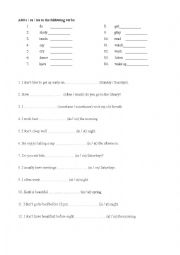 English Worksheet: Present Simple